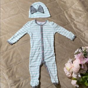 Cloud island ruffle jumpsuit 3-6 months